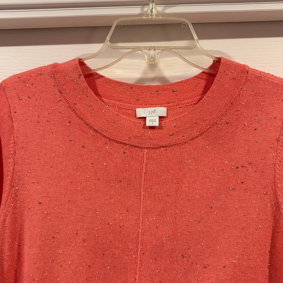 J.Jill Women's Coral Sweater size S like new - Picture 2 of 4